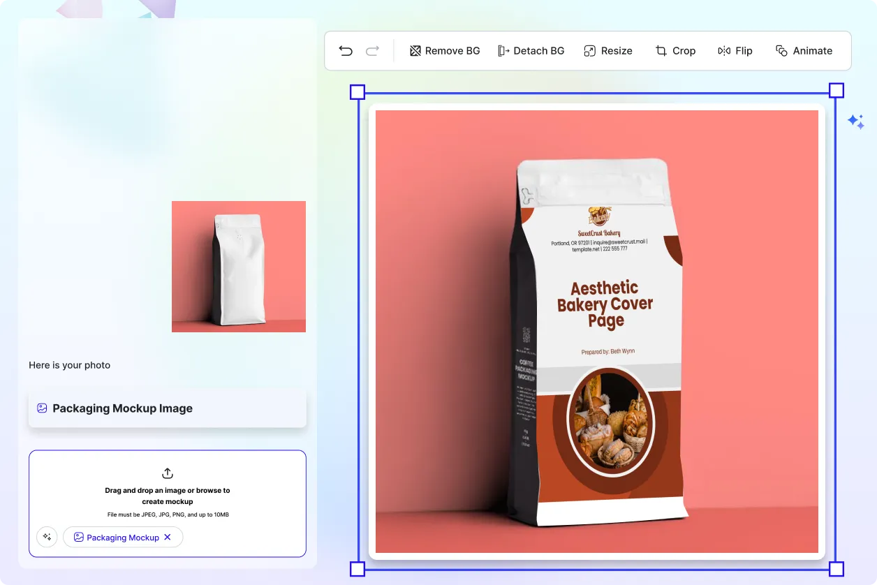 Free AI Packaging Mockup Image Generator, Free AI Packaging Mockup Maker Online
